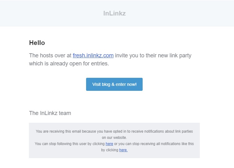 A new link party just opened. Join now